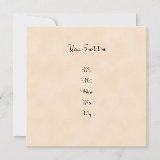 Beautiful romantic invitation (Front)