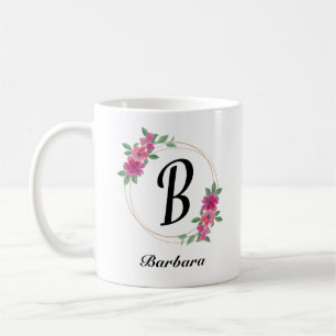 Beautiful Romantic Spring Colorful Girly Flowers Coffee Mug
