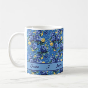 Beautiful Romantic Spring Colorful Girly Flowers Coffee Mug