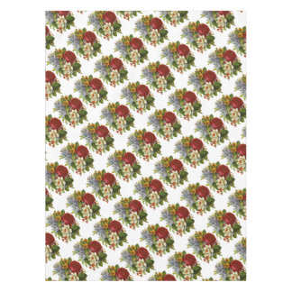 Beautiful Romantic Summer Bouquet with Red Rose Tablecloth