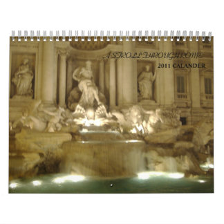 Beautiful Rome 2011 Calender Calendar