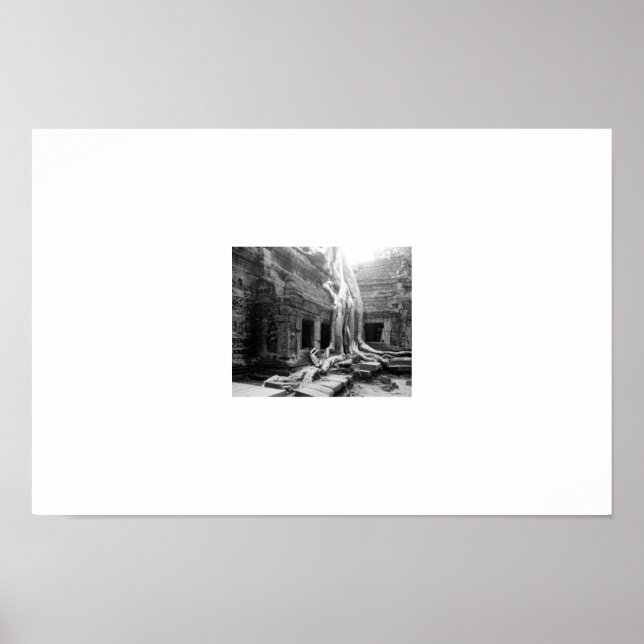 Beautiful Roots - Angkor Wats - Cambodia Poster (Front)