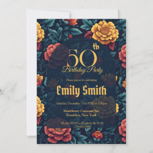 Beautiful Rose Aesthetic Nature-Inspired Parties Invitation