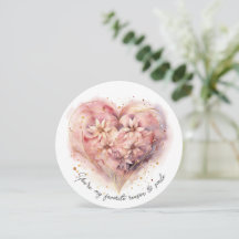 Beautiful Rose Colored Watercolor Heart