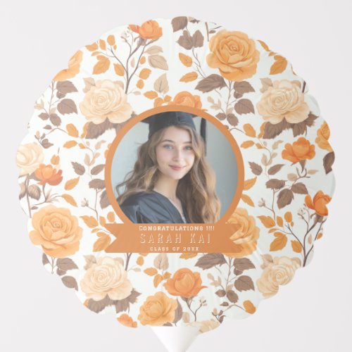 Beautiful Rose Dad  Graduation Balloon