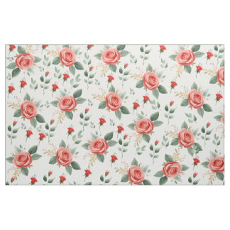 Beautiful rose flower fabric floral fabric design