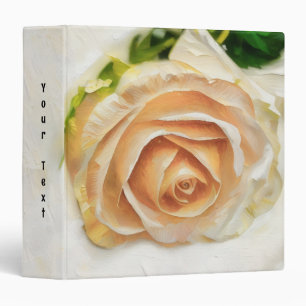 Beautiful Rose Flower Personal Binder Notebook