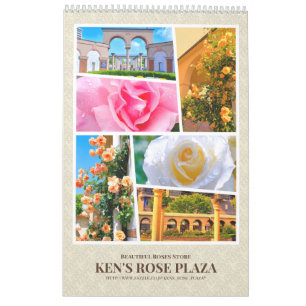 beautiful rose garden calendar