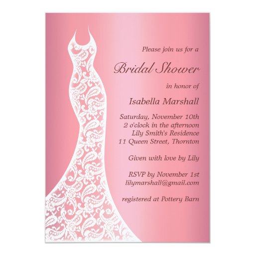 Beautiful Bridal Shower Invitations 2