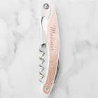 Beautiful Rose Gold Stylish Monogram Glitter