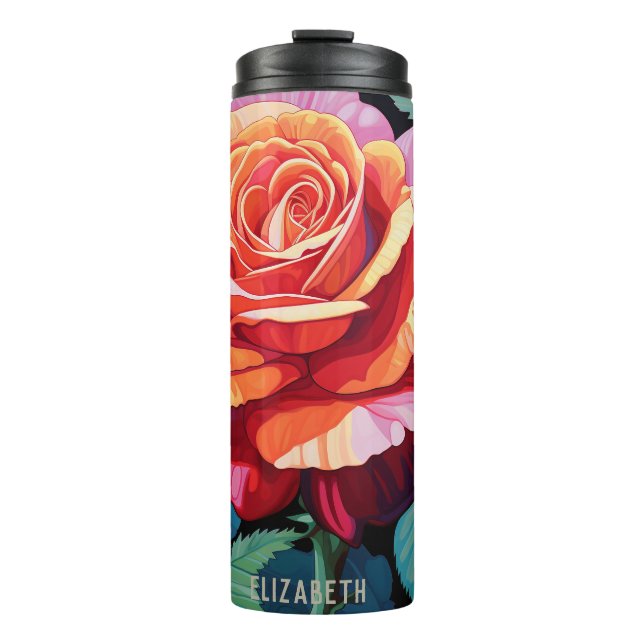 Beautiful Rose Moderns Day Custom Tumbler (Front)