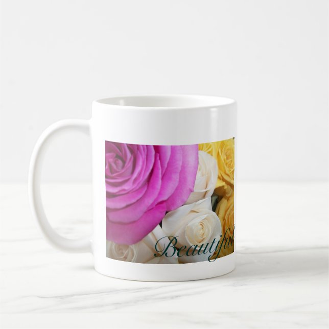 Beautiful rose mug (Left)