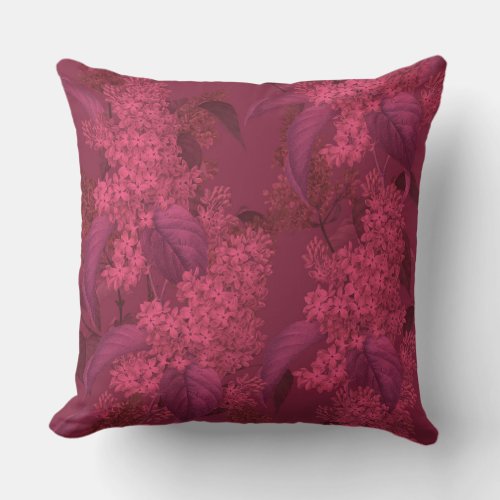 Beautiful Rose Pink Vintage Designer Pillow