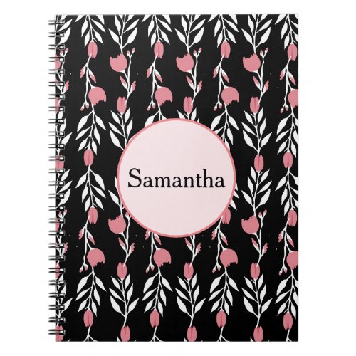 Beautiful Rose Vine Notebook