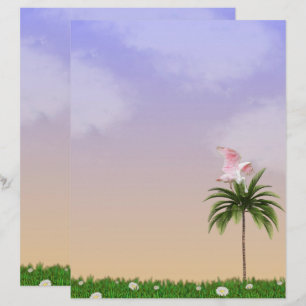 Beautiful Roseate Spoonbill Stationery