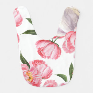 Beautiful Roses Baby Bib
