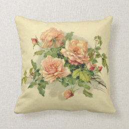 Beautiful Roses by Catherine Klein Throw Pillow