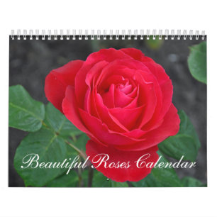 Beautiful roses calendar