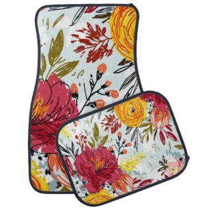 Beautiful Roses Car Floor Mat