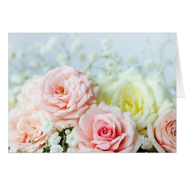Beautiful roses cards (Front Horizontal)