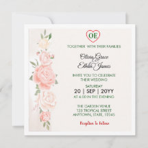 Beautiful Roses Floral Wedding