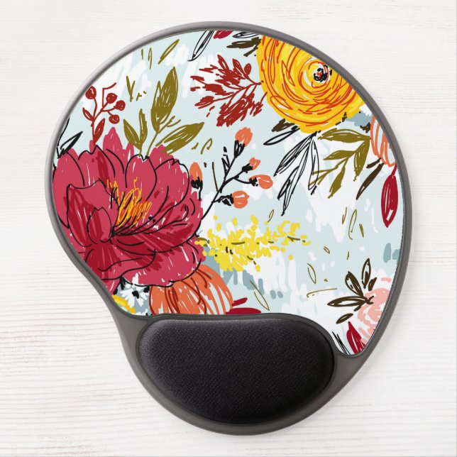 Beautiful Roses Gel Mouse Pad (Front)