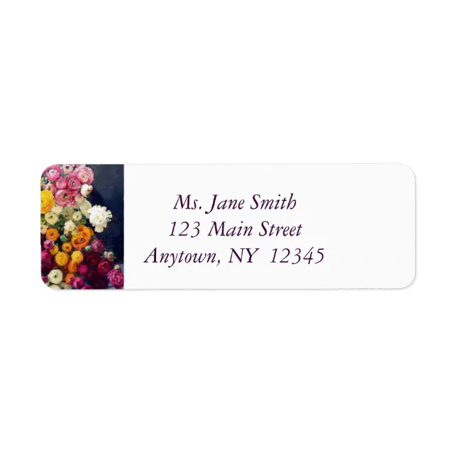 Beautiful Roses Label | Zazzle