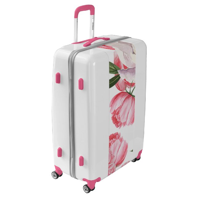 Beautiful Roses Luggage (Rotated Left)