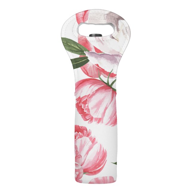Beautiful Roses Wine Bag (Front)