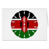 Beautiful Round Kenyan Motif: A National Symbol (Front Horizontal)