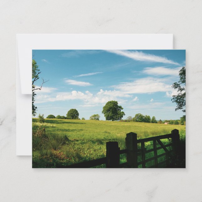 Beautiful rural landscape poster (Front)