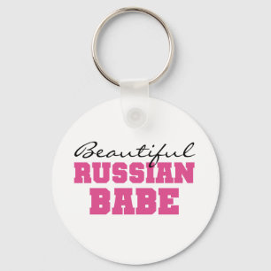 Beautiful Russian Babe Keychain