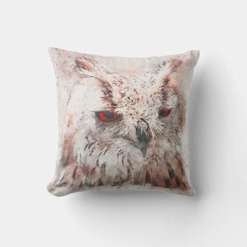 Beautiful Rust Accent Owl  Tote Bag Outdoor Pillow
