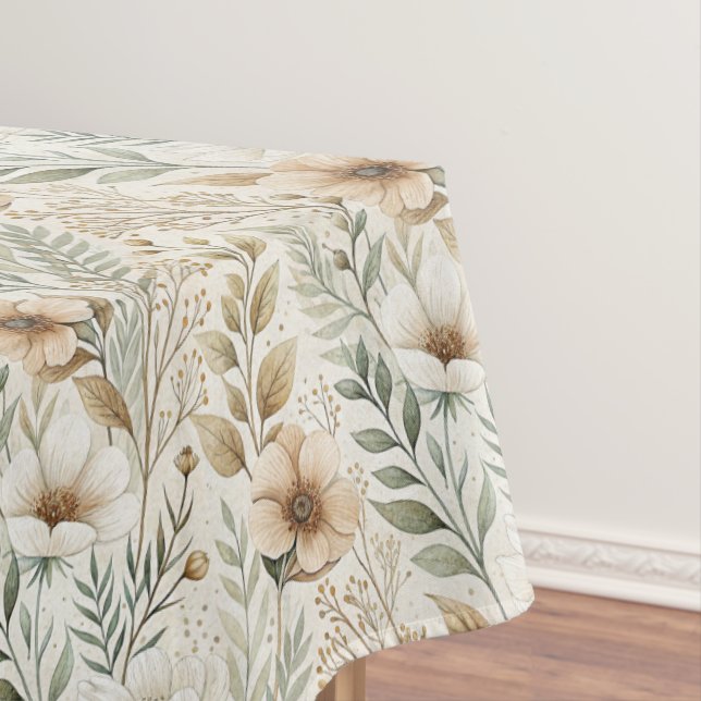 Beautiful Rustic Cottagecore Tablecloth (In Situ)