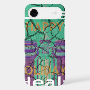 Beautiful rustic cracked mud love heals text art iPhone 17 air case