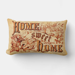 Beautiful Rustic Home Sweet Home Lumbar Pillow