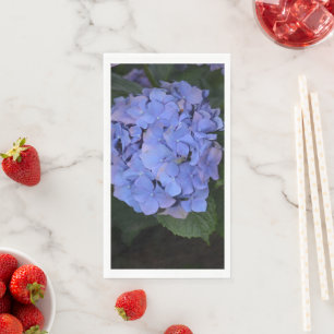 Beautiful & Rustic Hortensia Hydrangea Purple Paper Guest Towels
