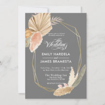Beautiful Rustic Leaves Watercolor Budget Wedding