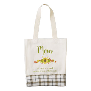 Beautiful Rustic Mom Zazzle HEART Tote Bag