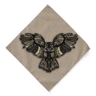 Beautiful Rustic Owl Bandana