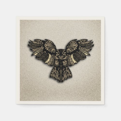 Beautiful Rustic Owl Napkins