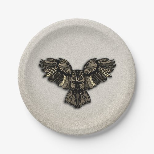 Beautiful Rustic Owl Paper Plates