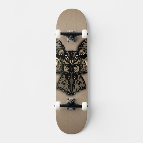 Beautiful Rustic Owl Skateboard