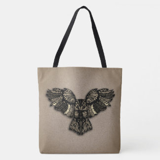 Beautiful Rustic Owl Tote Bag