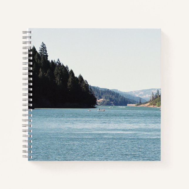 Beautiful Ruth Lake in California...... Notebook (Front)