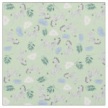 Beautiful safari jungle zebra horses nursery green fabric