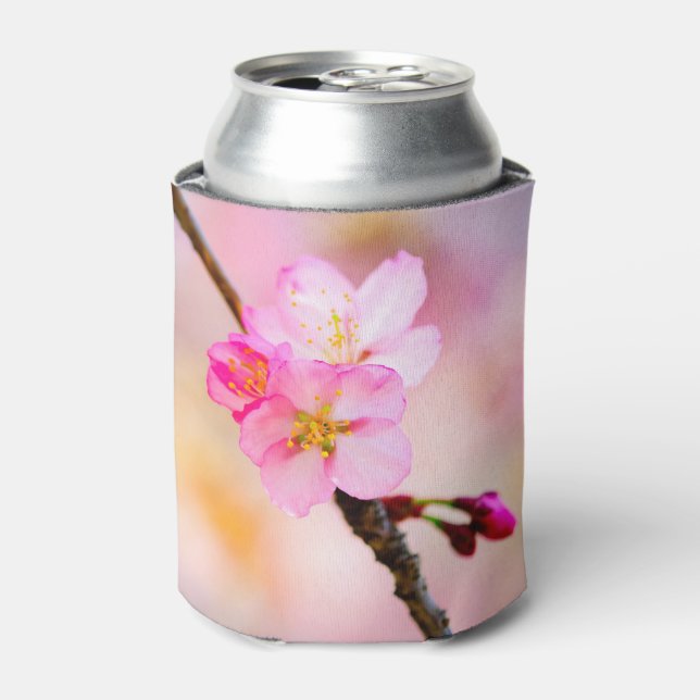 Beautiful Sakura Cherry Blossoms Can Cooler (Can Front)