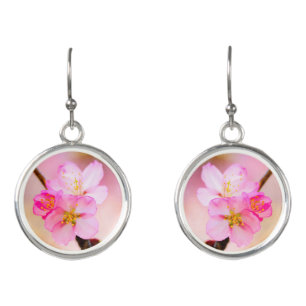 Beautiful Sakura Cherry Blossoms Earrings
