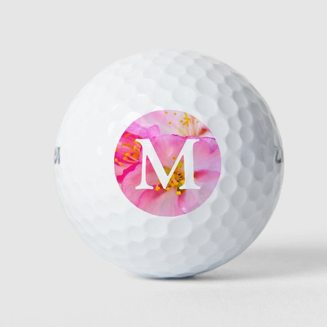 Beautiful Sakura Cherry Blossoms Golf Balls (Front)