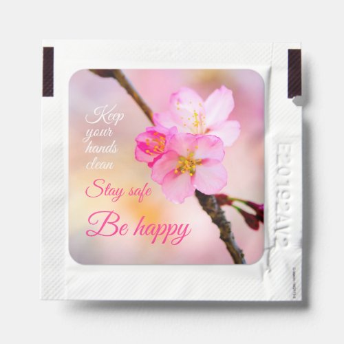 Beautiful Sakura Cherry Blossoms Hand Sanitizer Packet